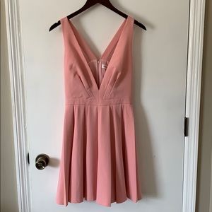 Light Pink Pleated Dress